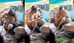 Desi Bhabhi Bathing Capture