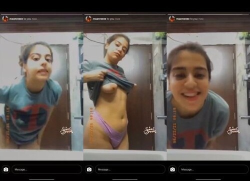 Cute Desi Girl Shows Boob