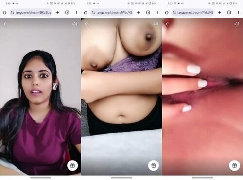 Cute Desi Girl Private Tango Show