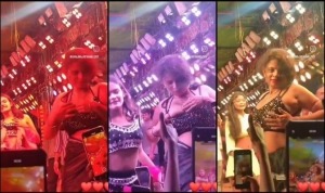 Desi Dancer Shows Boob