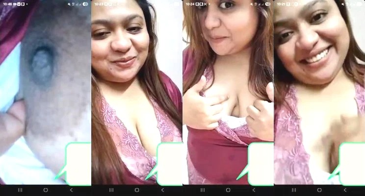 Sexy Desi Chubby Tanker Wife Showing Boobs