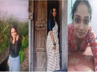 Mallu Girlfriend Kissing Giving a Blowjob Showing Boobs & Pussy in VC
